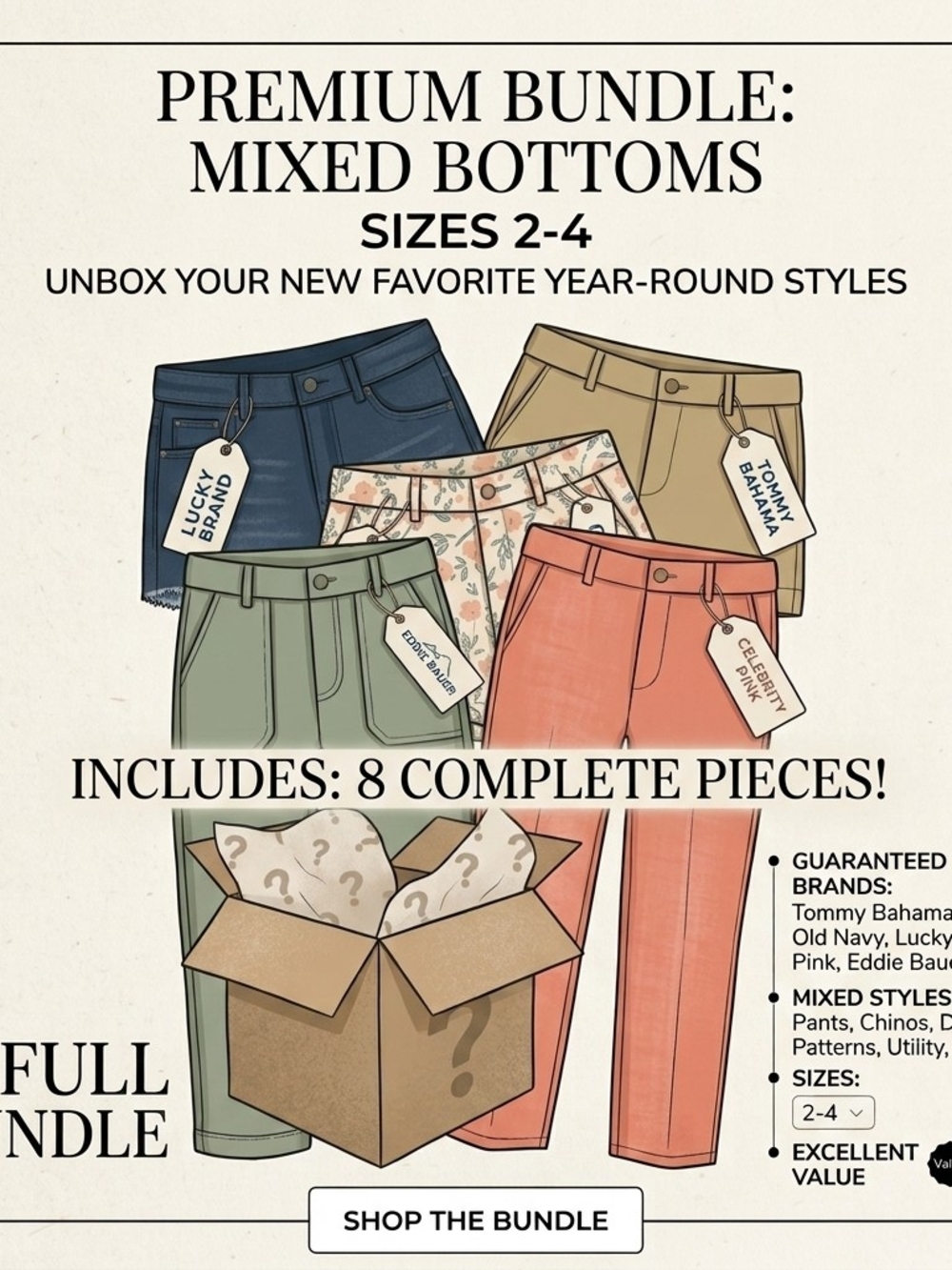 ✨ The Ultimate Wardrobe Refresh: 8-Piece Mystery Bundle! ✨